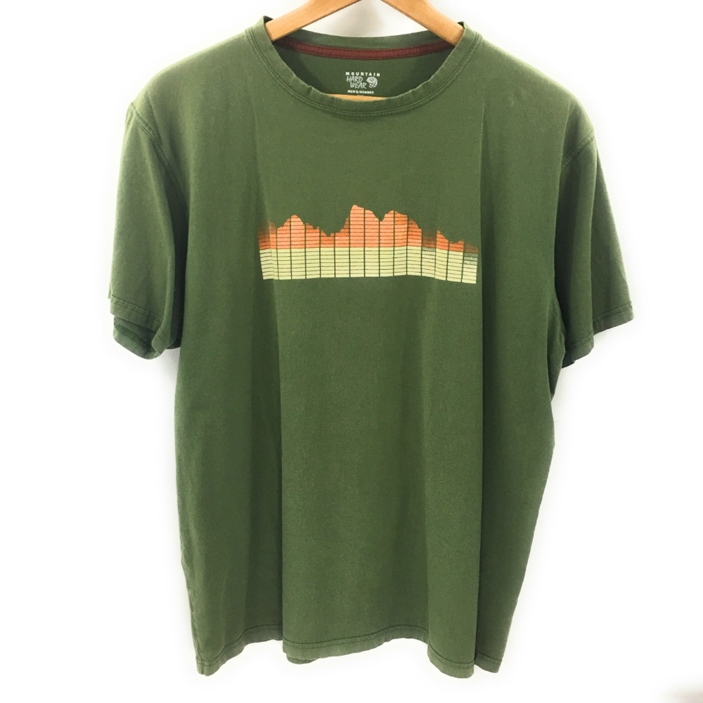 Mountain Hardwear Mens Olive Green T-Shirt, XL